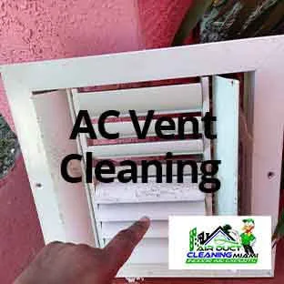 Professional AC vent cleaning service removing dust and debris from supply vents