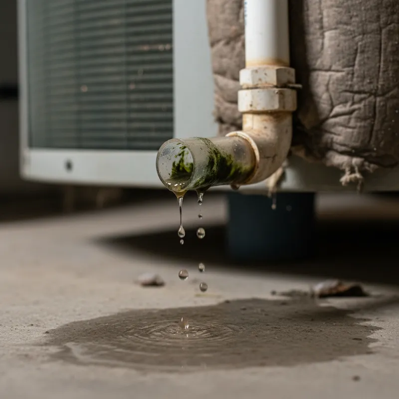 AC leaking water Miami emergency — stop ceiling damage