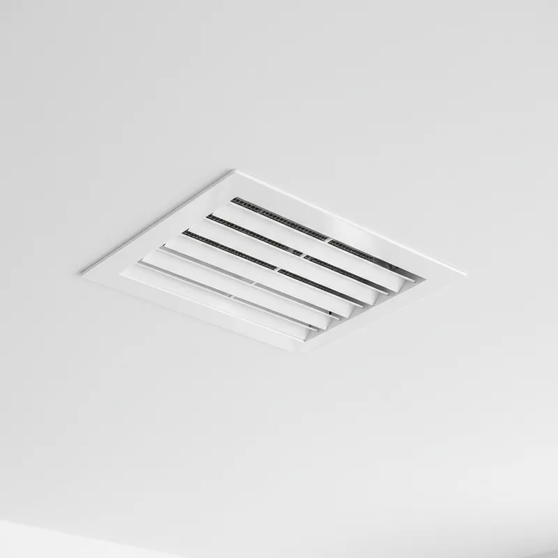 Spotless clean AC ceiling vent after professional cleaning in Hialeah FL