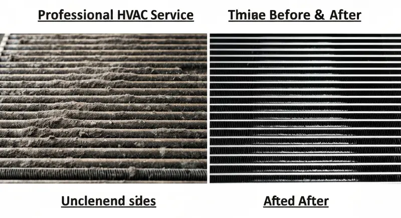 Before and after mini split deep cleaning in Coral Gables FL home