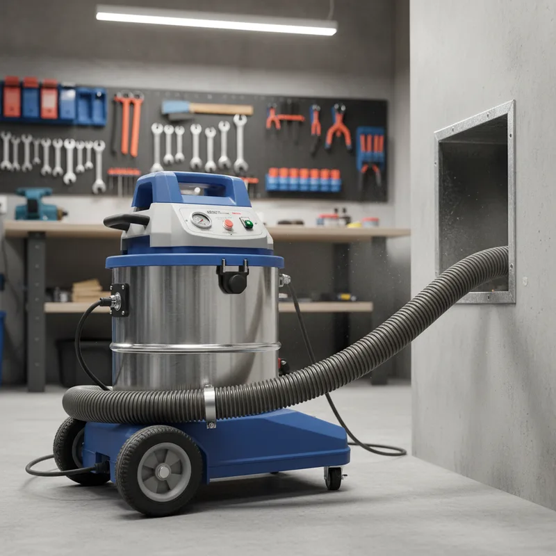 HEPA vacuum extraction machine cleaning air ducts