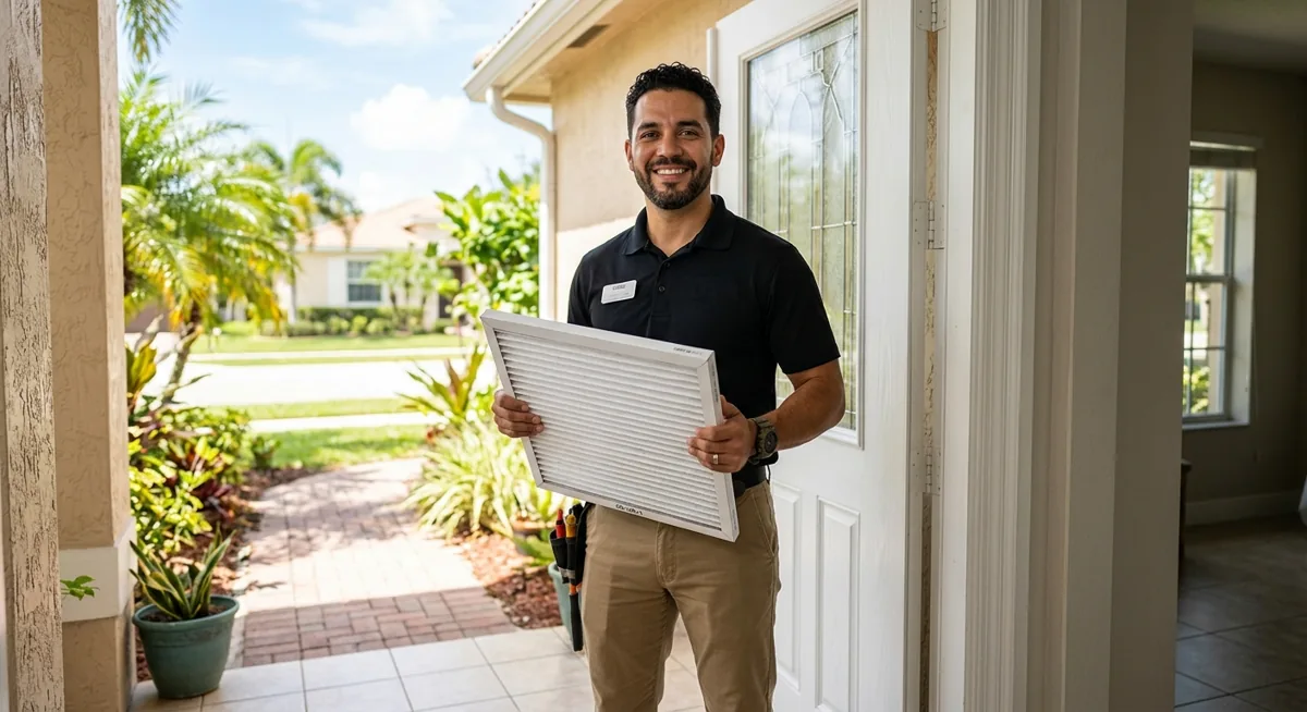Where to buy AC air filters in Miami and Broward, delivered and installed